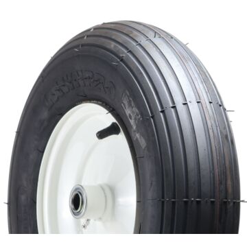 Martin Wheel Company 400-8 2-Ply Tubeless Drop Center Rib Wheelbarrow Tire Only