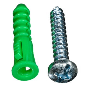 MIDWEST FASTENER Ribbed Plastic Anchor (50 pk)