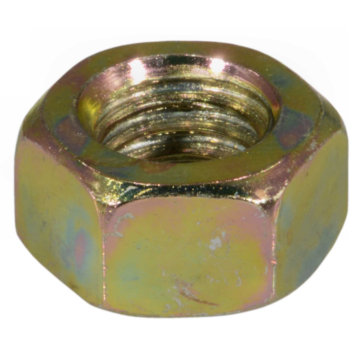 Left-hand Nut (Yellow Zinc) 1/4"-20