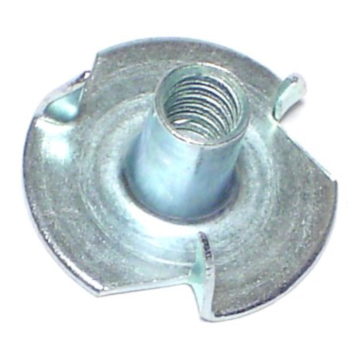 Pronged T-Nut (Zinc) 6-32 x 1/4 in.