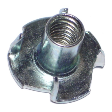Pronged T-Nut (Zinc) 1/4"-20 x 7/16 in.
