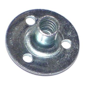 Brad Hole T-Nut (Zinc) 6-32 x 1/4 in.