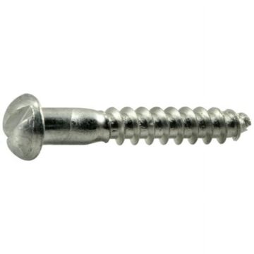 Midwest Fastener #10 1.25 in Round Wood Screw