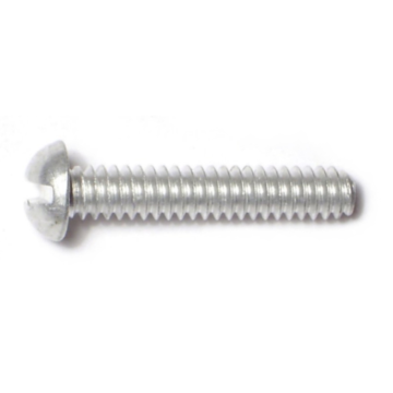 10-24 x 1" Slotted Round Head, Machine Screw, Aluminum 