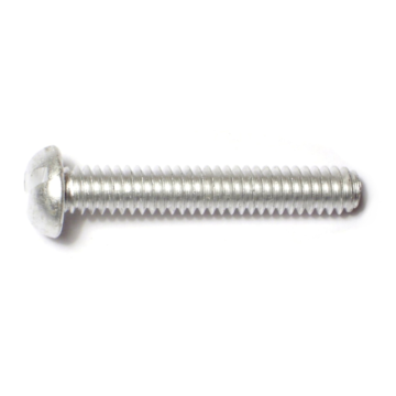 1/4"-20 x 1-1/2" Slotted Round Head, Machine Screw, Aluminum 