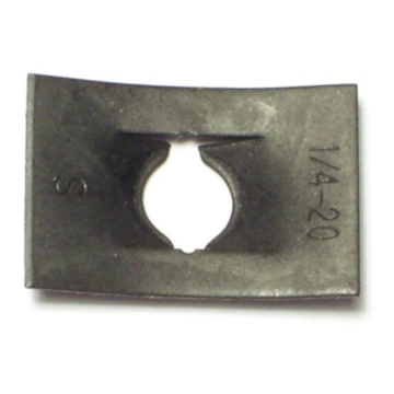 Flat Type Speed Push Nut (Zinc) 1/4 in. 