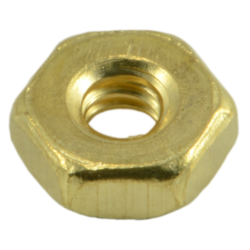 4-40 Hex Nut, Coarse Thread, Brass