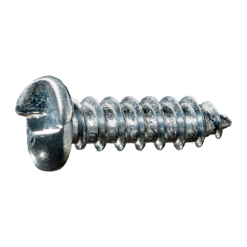 #6 x 1/2" Tamper Proof Pan Head, Sheet Metal Screw, Zinc 