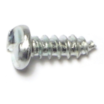 #8 x 1/2" Tamper Proof Pan Head, Sheet Metal Screw, Zinc 