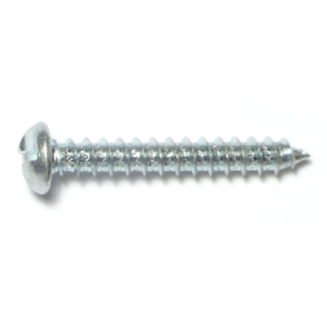 #12 x 1-1/2" Tamper Proof Pan Head, Sheet Metal Screw, Zinc 