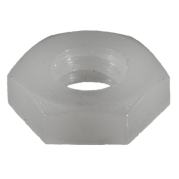 10-24 Hex Nut, Coarse Thread, Nylon