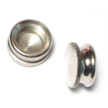 Midwest Fastener Bracket Cap Nikl, 1/8 IP