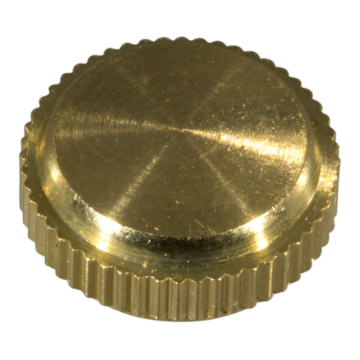 Midwest Fastener Knurled Cap Br, 1/8 IP