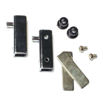 Midwest Fastener Glass Door Hinge, Chrome