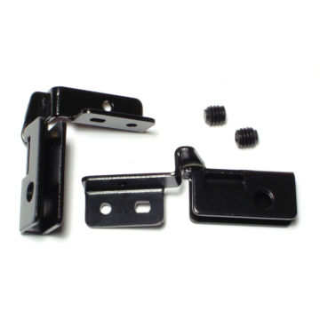 Midwest Fastener Glass Door Hinge, Black