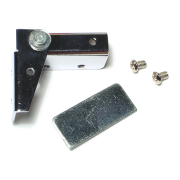 Midwest Fastener Glass Door Hinge, Chrome
