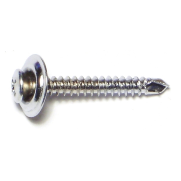 #8 x 1-1/4" Phillips Oval Head, Trim Head Screw, Black