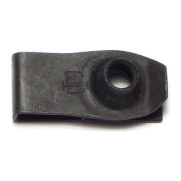 Extruded U Nut (Black Phosphate - Long) 6 mm - 1.00 in.