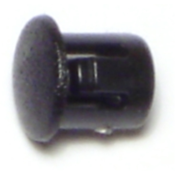 Midwest Fastener Bk Nyl Hle Plug, 1/4