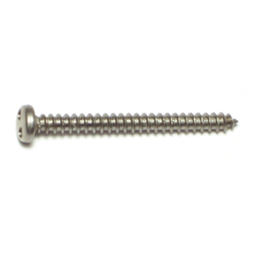 #6 x 1-1/2" Security Head, Sheet Metal Screw, Stainless Steel 