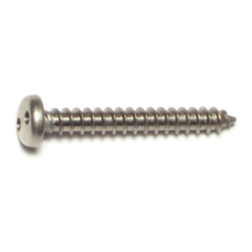 #8 x 1-1/4" Security Head, Sheet Metal Screw, Stainless Steel 