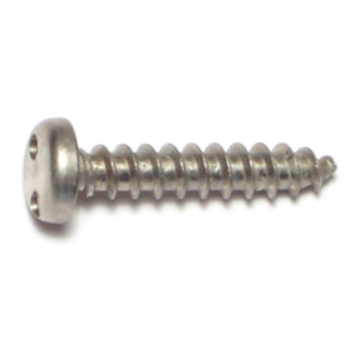 #10 x 1" Security Head, Sheet Metal Screw, Stainless Steel 