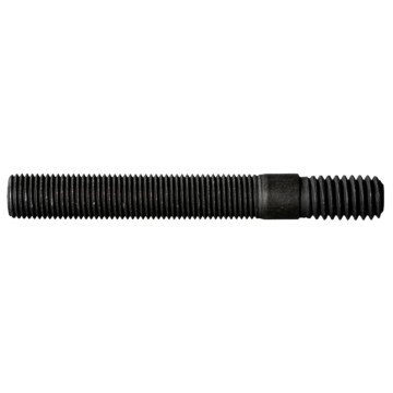 Midwest Fastener Double-End Threaded Stud (Zinc) 3/8"-16, 3/8"-24 x 3 in.