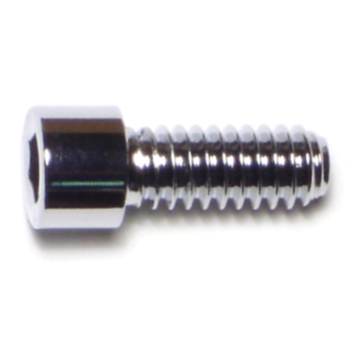 1/4"-20 x 5/8" Socket Head Cap Screw, Coarse Thread, Chrome 