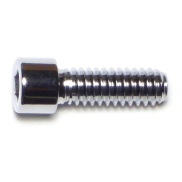 1/4"-20 x 3/4" Socket Head Cap Screw, Coarse Thread, Chrome 