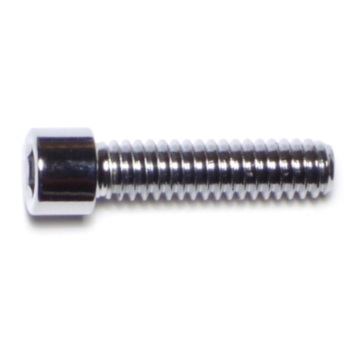 1/4"-20 x 1" Socket Head Cap Screw, Coarse Thread, Chrome 