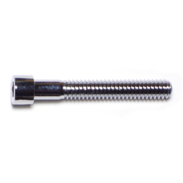 1/4"-20 x 1-3/4" Socket Head Cap Screw, Coarse Thread, Chrome 