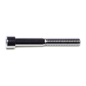 1/4"-20 x 2" Socket Head Cap Screw, Coarse Thread, Chrome 