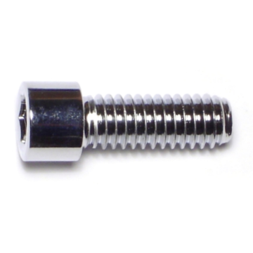 5/16"-18 x 7/8" Socket Head Cap Screw, Coarse Thread, Chrome 