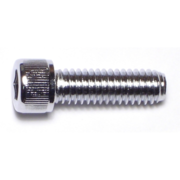 5/16"-18 x 1" Socket Head Cap Screw, Coarse Thread, Chrome 
