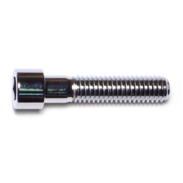 3/8"-16 x 1-3/4" Socket Head Cap Screw, Coarse Thread, Chrome 