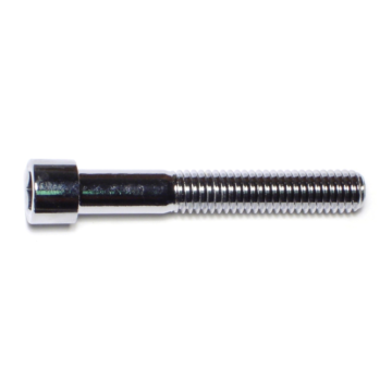 3/8"-16 x 2-1/2" Socket Head Cap Screw, Coarse Thread, Chrome 