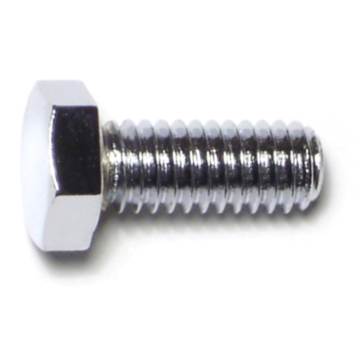 5/16"-18 x 3/4" Hex Cap Screw, Coarse Thread, Chrome 