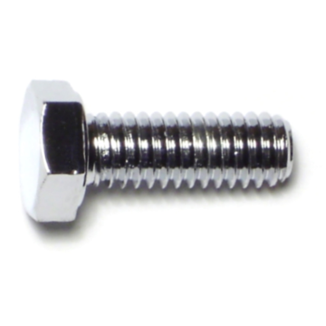 5/16"-18 x 7/8" Hex Cap Screw, Coarse Thread, Chrome 