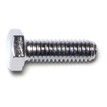 5/16"-18 x 1" Hex Cap Screw, Coarse Thread, Chrome 