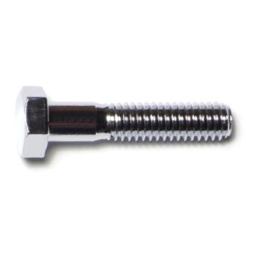 5/16"-18 x 1-1/2" Hex Cap Screw, Coarse Thread, Chrome 