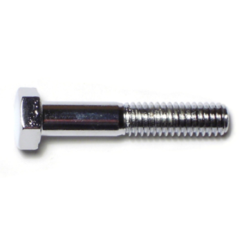 5/16"-18 x 1-3/4" Hex Cap Screw, Coarse Thread, Chrome 