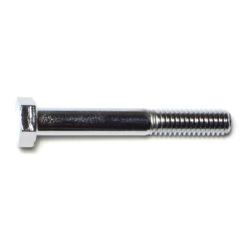 5/16"-18 x 2-1/4" Hex Cap Screw, Coarse Thread, Chrome 