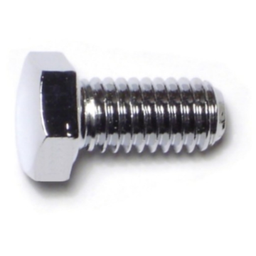 3/8"-16 x 3/4" Hex Cap Screw, Coarse Thread, Chrome 