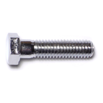 3/8"-16 x 1-1/2" Hex Cap Screw, Coarse Thread, Chrome 