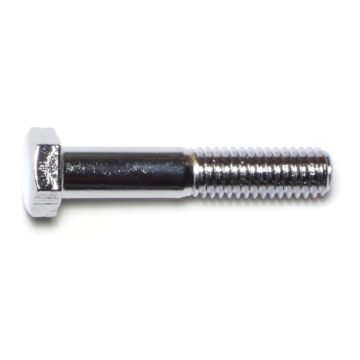 3/8"-16 x 2" Hex Cap Screw, Coarse Thread, Chrome 
