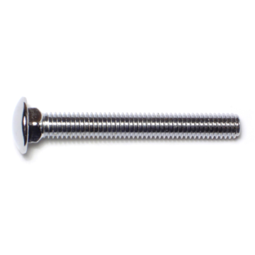 3/8"-16 x 3" Carriage Bolt, Coarse Thread, Chrome 
