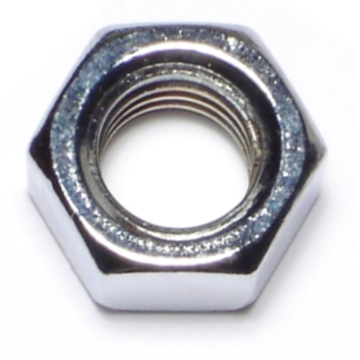 1/2"-13 Hex Nut, Coarse Thread, Chrome