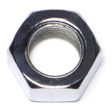 1/2"-20 Hex Nut, Fine Thread, Chrome
