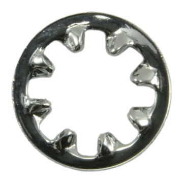 Internal Tooth Lock Washer (Chrome) #10