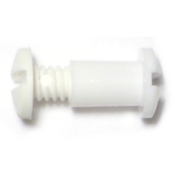 Screw Post with Screw (Nylon - White) 3/8 in. 